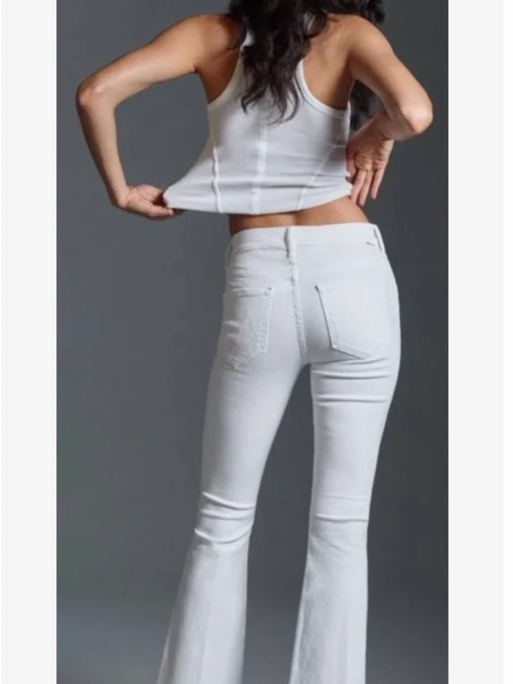 MOTHER THE WEEKENDER FRAY JEANS